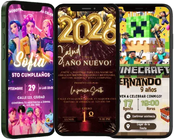 Creación de Invitaciones Digitales Personalizadas